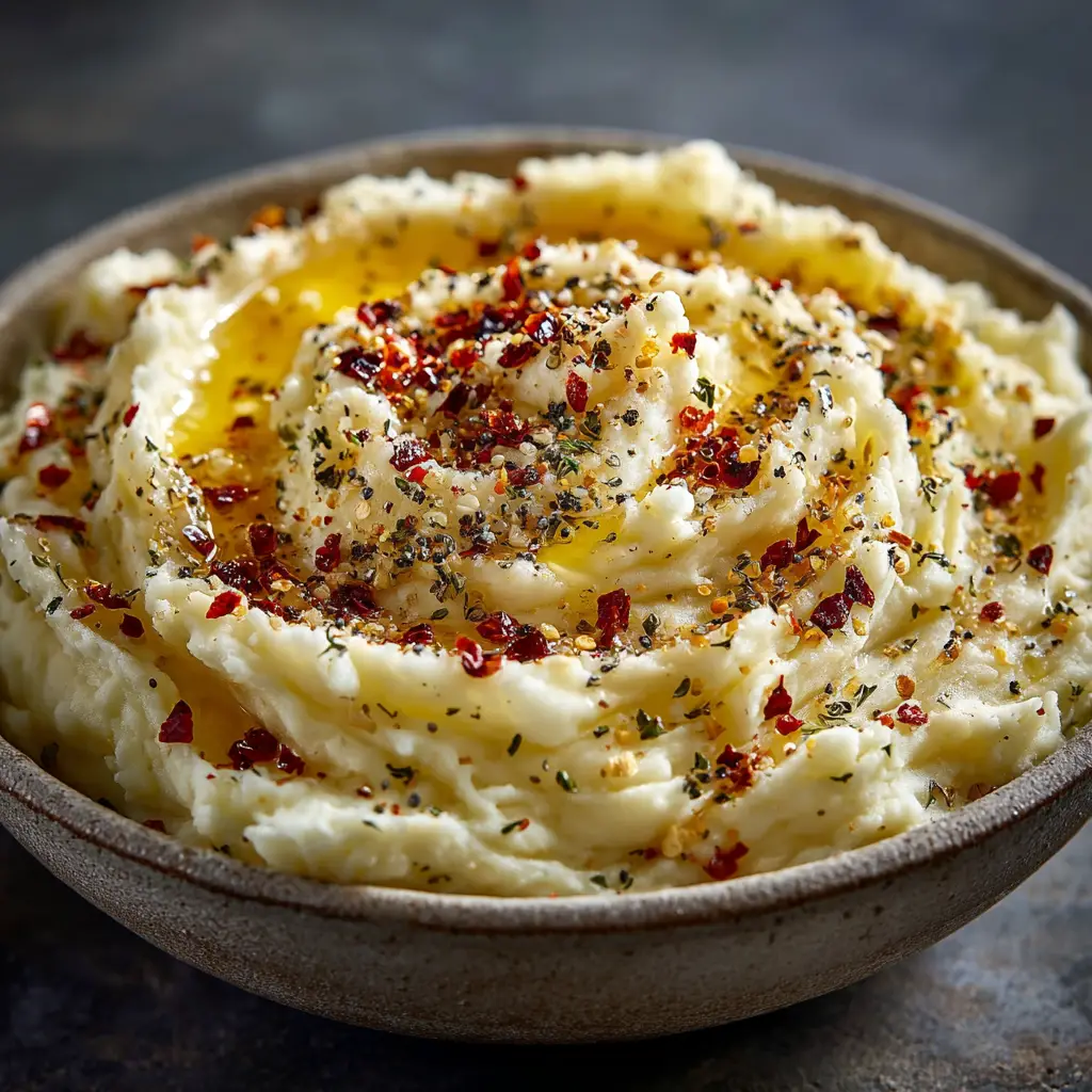 Crockpot Mashed Potatoes: The Easiest, Creamiest Recipe 2 A bowl of creamy slow cooker mashed potatoes, garnished with fresh chives and a pat of melting butter.