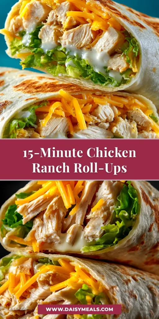 A platter of delicious Chicken Ranch Roll-Ups, sliced into pinwheels and ready to serve. This easy party appetizer recipe is a crowd-pleaser!