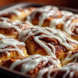 An extreme close-up of a warm, gooey sourdough cinnamon roll, highlighting the soft, pillowy texture and layers of cinnamon filling.