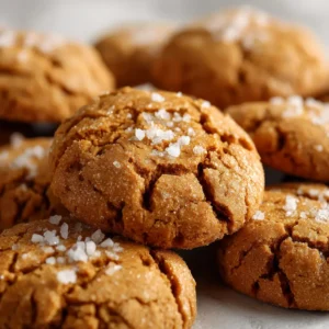 An extreme close-up of chewy honey cookies, showing the soft texture and golden-brown edges.