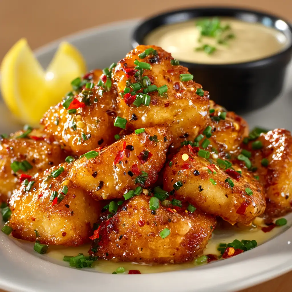 Cowboy Butter Chicken Bites: A 20-Minute Flavor Explosion 1 Pan-seared chicken bites being tossed in the zesty Cowboy Butter Sauce in a skillet.