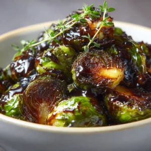 An extreme close-up of crispy roasted brussels sprouts, showing the caramelized texture of the leaves.