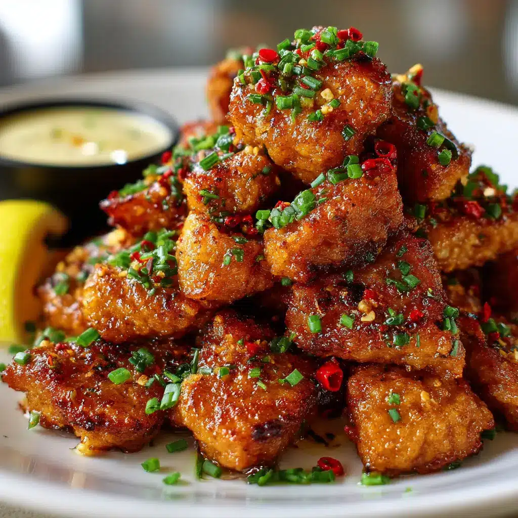 Cowboy Butter Chicken Bites: A 20-Minute Flavor Explosion 2 A mouthwatering close-up of garlic butter chicken bites, glistening with cowboy butter sauce and herbs.
