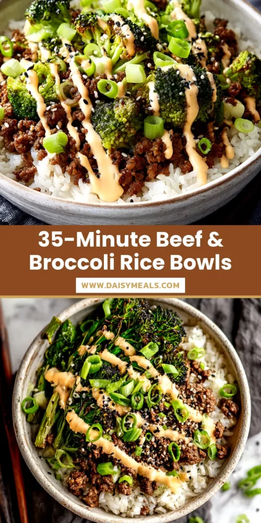 Ground Beef and Broccoli: A 20-Minute Weeknight Wonder 3 A delicious and easy Ground Beef and Broccoli stir fry in a white bowl, ready in 20 minutes. A perfect healthy weeknight dinner idea.